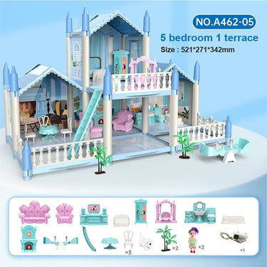 3D DIY Beautiful Dream Home ( 521*271*342mm )